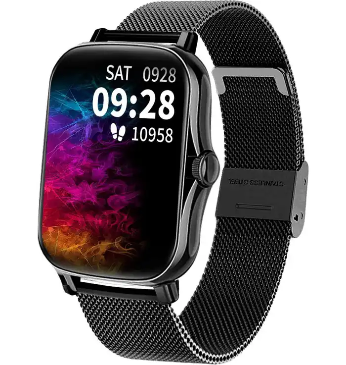 Avalue Zwarte Smartwatch Heren