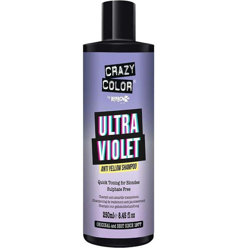 Crazy Color Zilver shampoo Ultraviolet