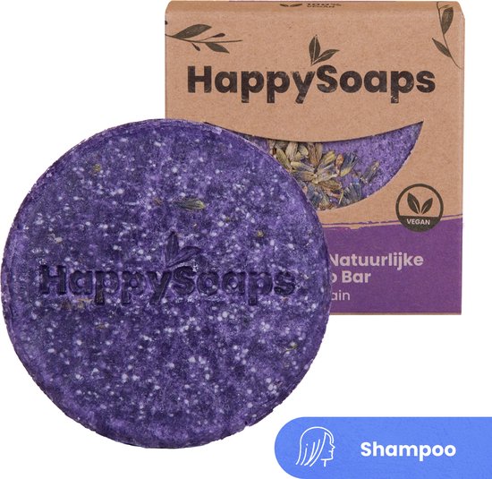 HappySoaps Purple Rain Lavendel Shampoo Bar