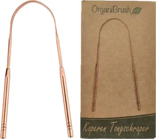 OrganiBrush Koperen Tongschraper