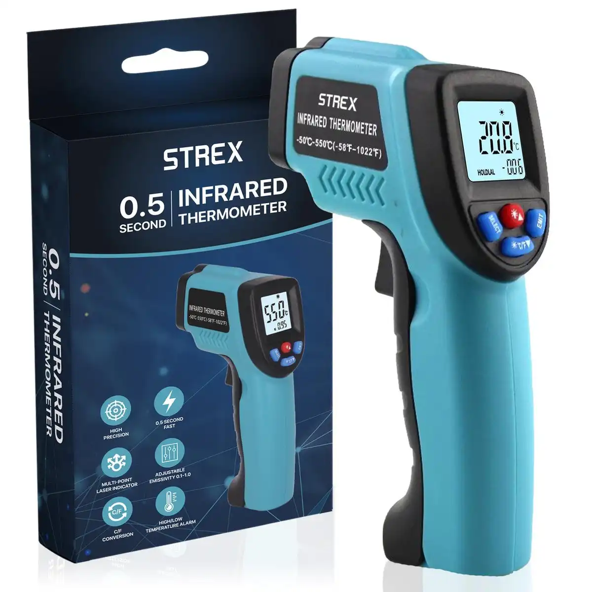 Strex Digitale Infrarood Thermometer
