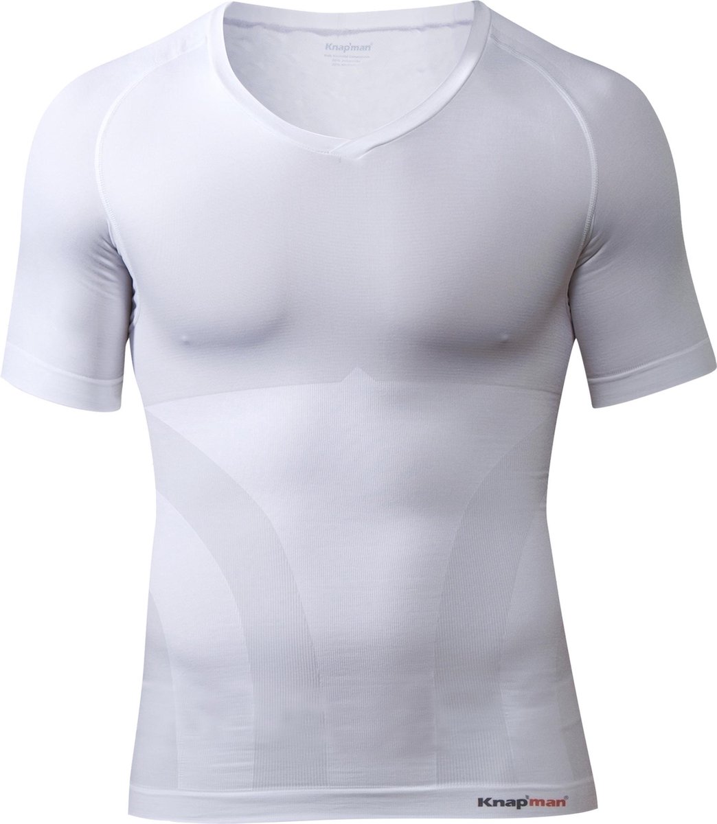 Knapman Zoned Compression V-hals Shirt Heren