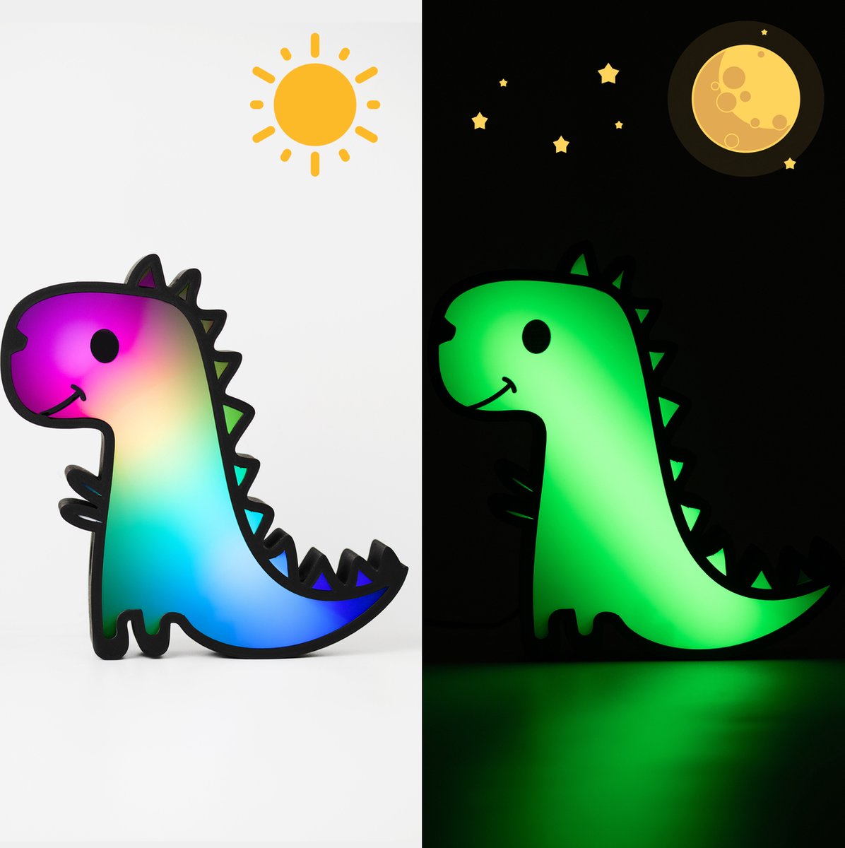 KiddieAlarm Dino Nachtlampje