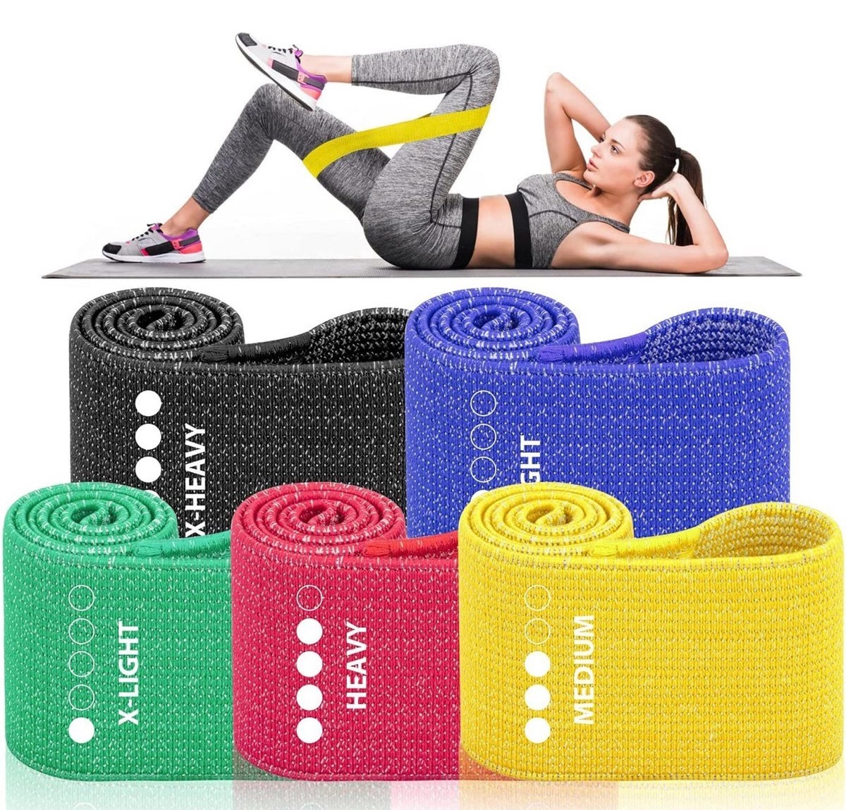 U Fit One 5-Delige Resistance Band Set