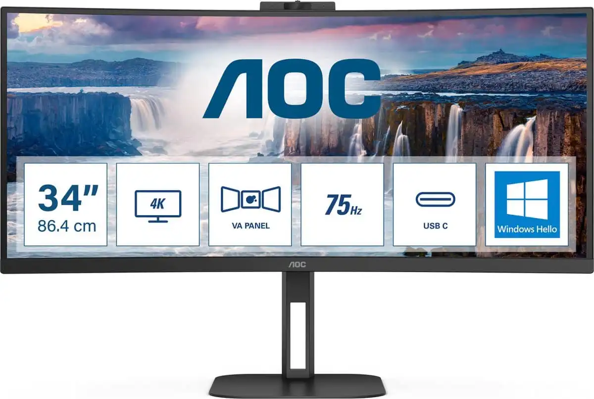 AOC Curved Ultrawide Monitor