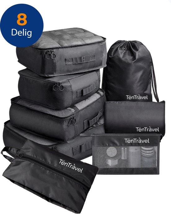 TenTravel Packing Cubes Set - 8-Delig