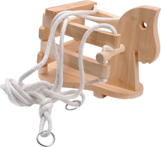 Milan Toys Houten Schommel Paard