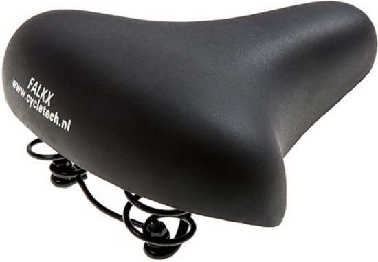 Falkx Fietszadel Zwart