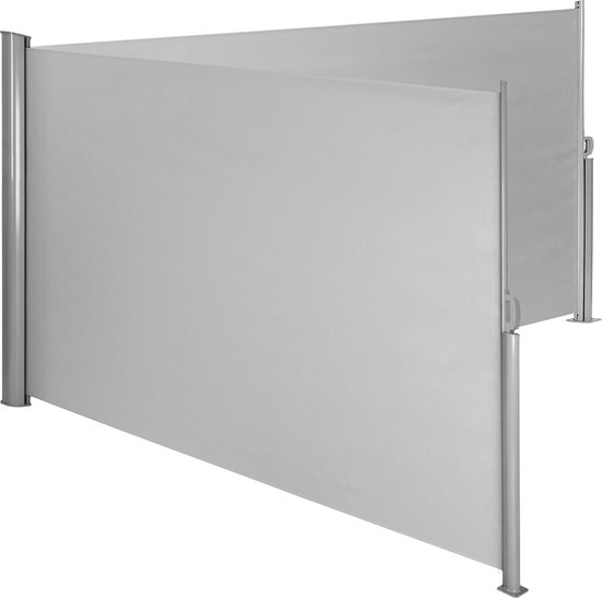 Tectake® Aluminium Windscherm Uitschuifbaar