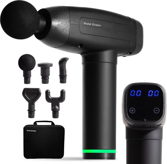 Vivid Green Massage Gun