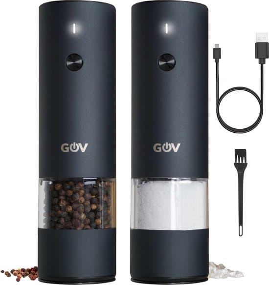 GOV Elektrisch Peper- & Zoutstel