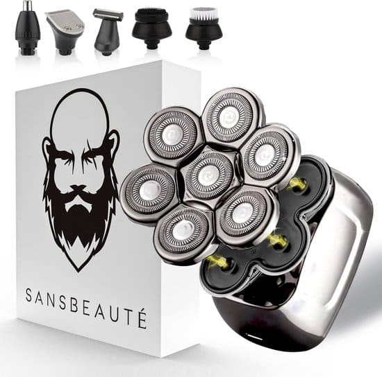 Sansbeauté 6-in-1 Skull Shaver