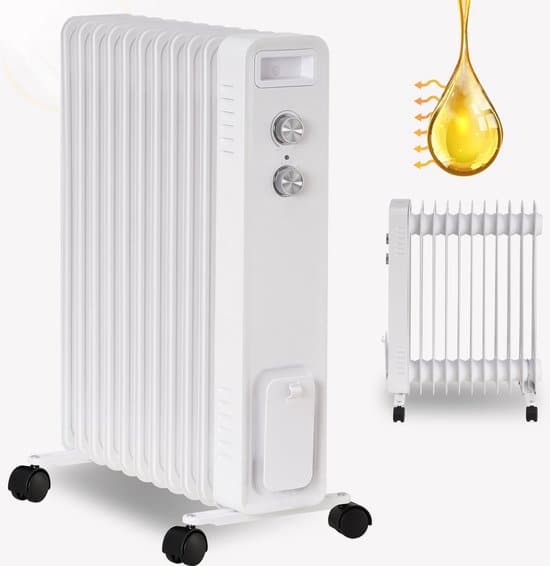 Stahlmann Olieradiator - 2500/2000/1500 Watt