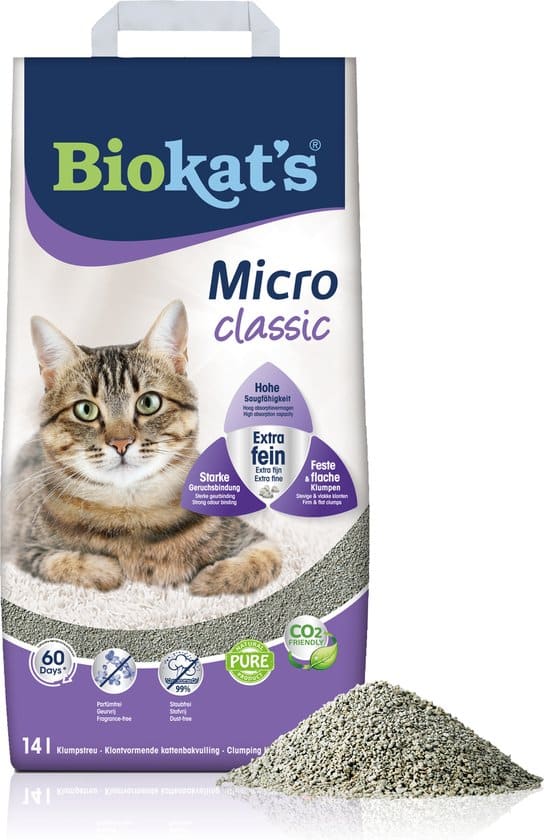 Biokat s Micro Classic Kattenbakvulling