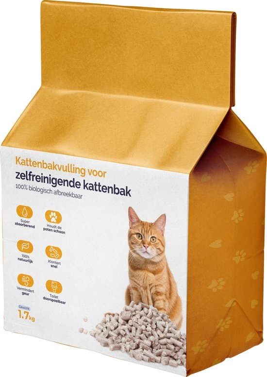 Viervoeter Kattenbakvulling