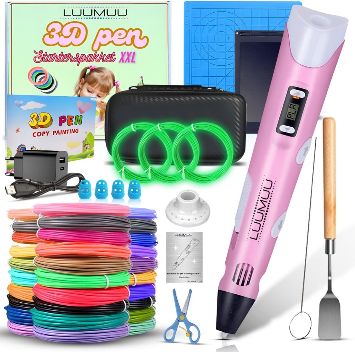 Luumuu 3D Pen Starterspakket XXL