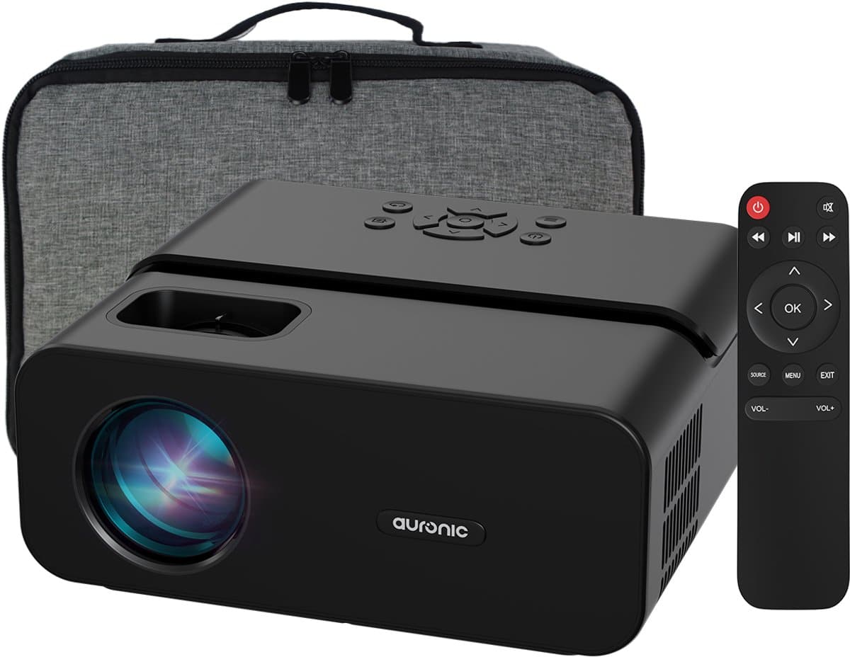 Auronic Beamer met projectiescherm