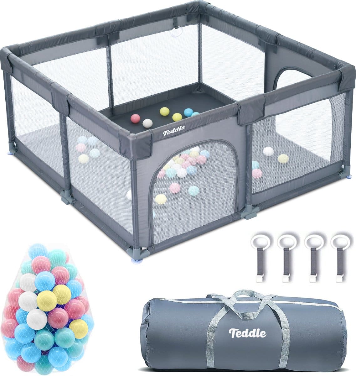 Teddle Grondbox met 50 Speelballen