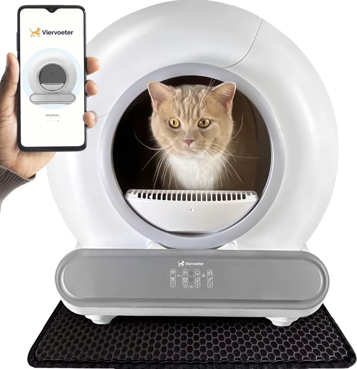 Viervoeter Zelfreinigende Kattenbak