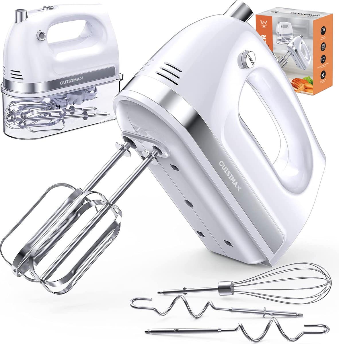 Cuisimax handmixer met opbergbasis