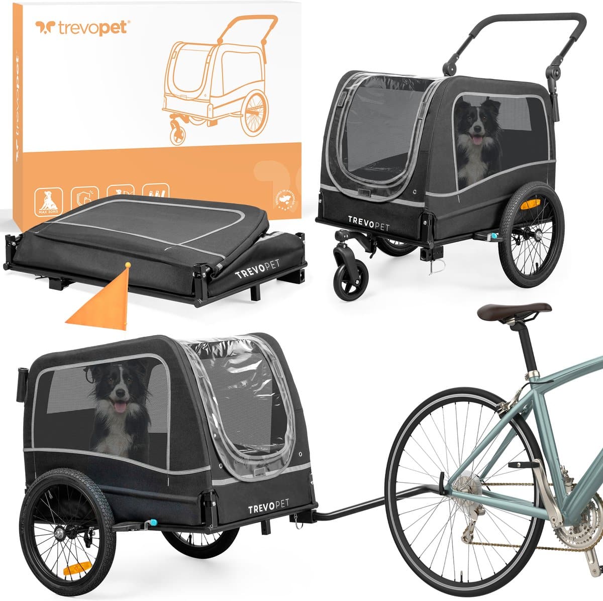 TrevoPet Hondenfietskar