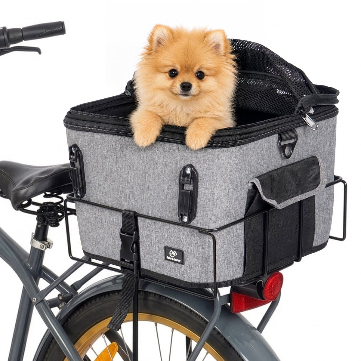 Jake & Jacky Hondenfietsmand Achterop