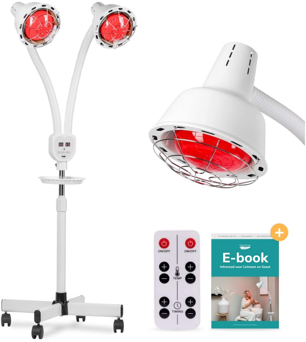 Soft & Silky Infraroodlamp 2 koppen