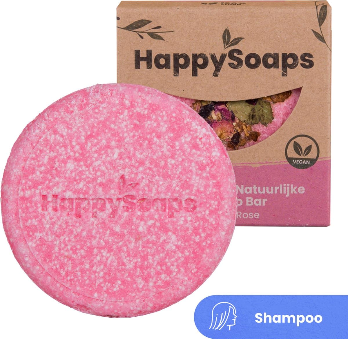 HappySoaps Shampoo Bar La Vie en Rose