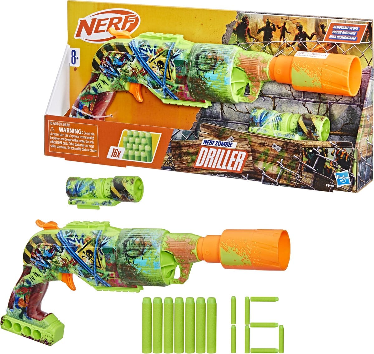 NERF Zombie Driller