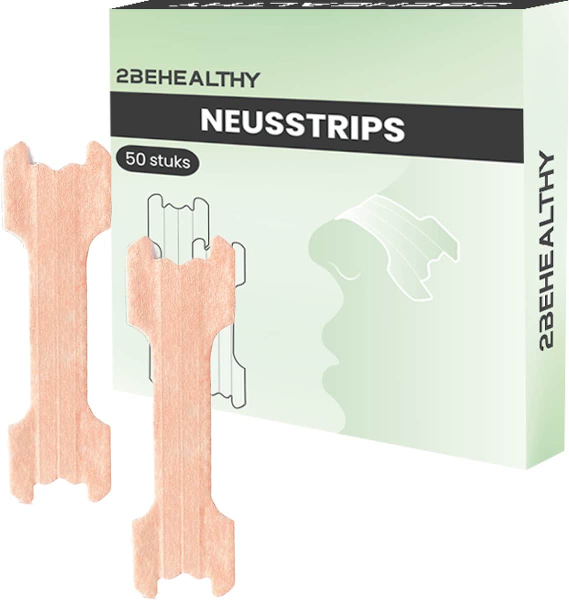 2BEHEALTHY Neusstrips 50 stuks