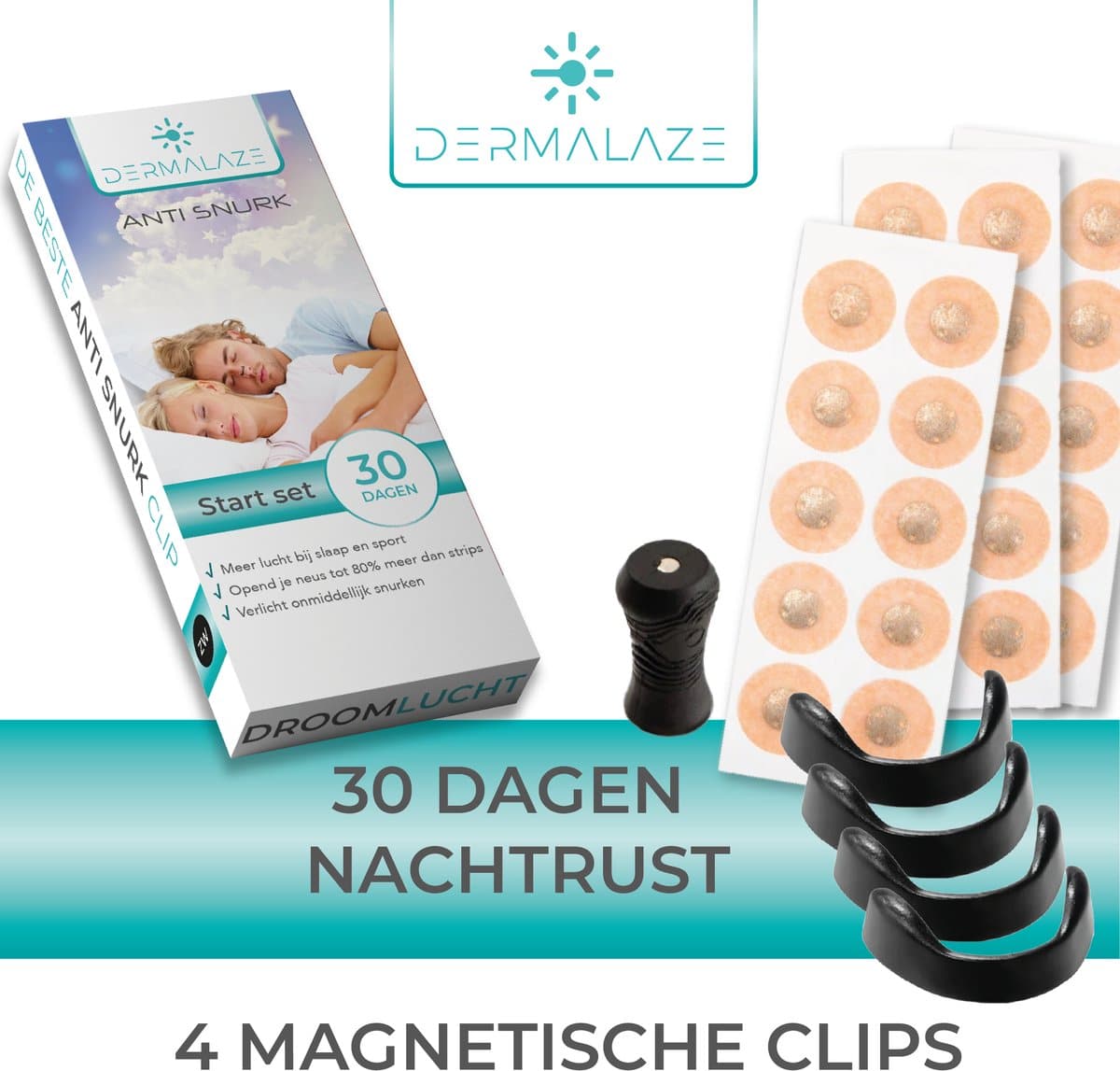 Dermalaze Anti-Snurk Neusclips