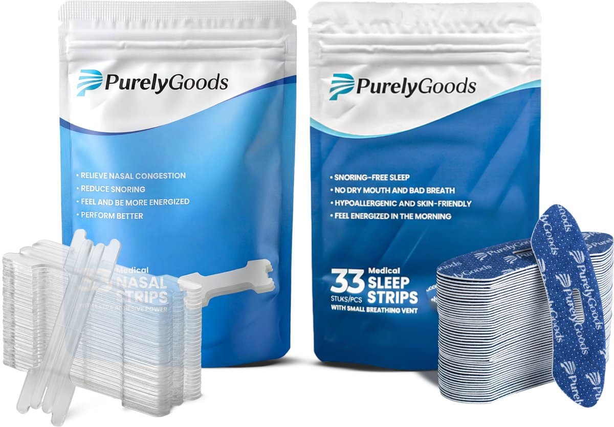 PurelyGoods Neusstrips en Mondtape Bundel