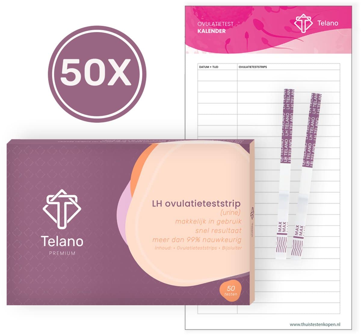 Telano Ovulatietest Premium 50 stuks