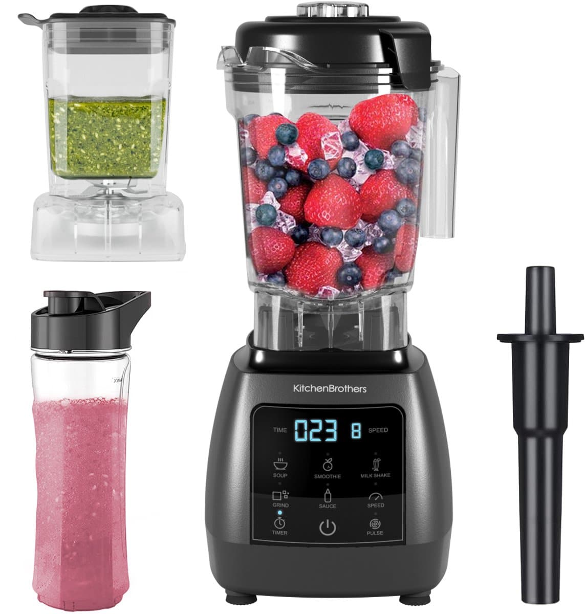 KitchenBrothers Power Blender 1600W