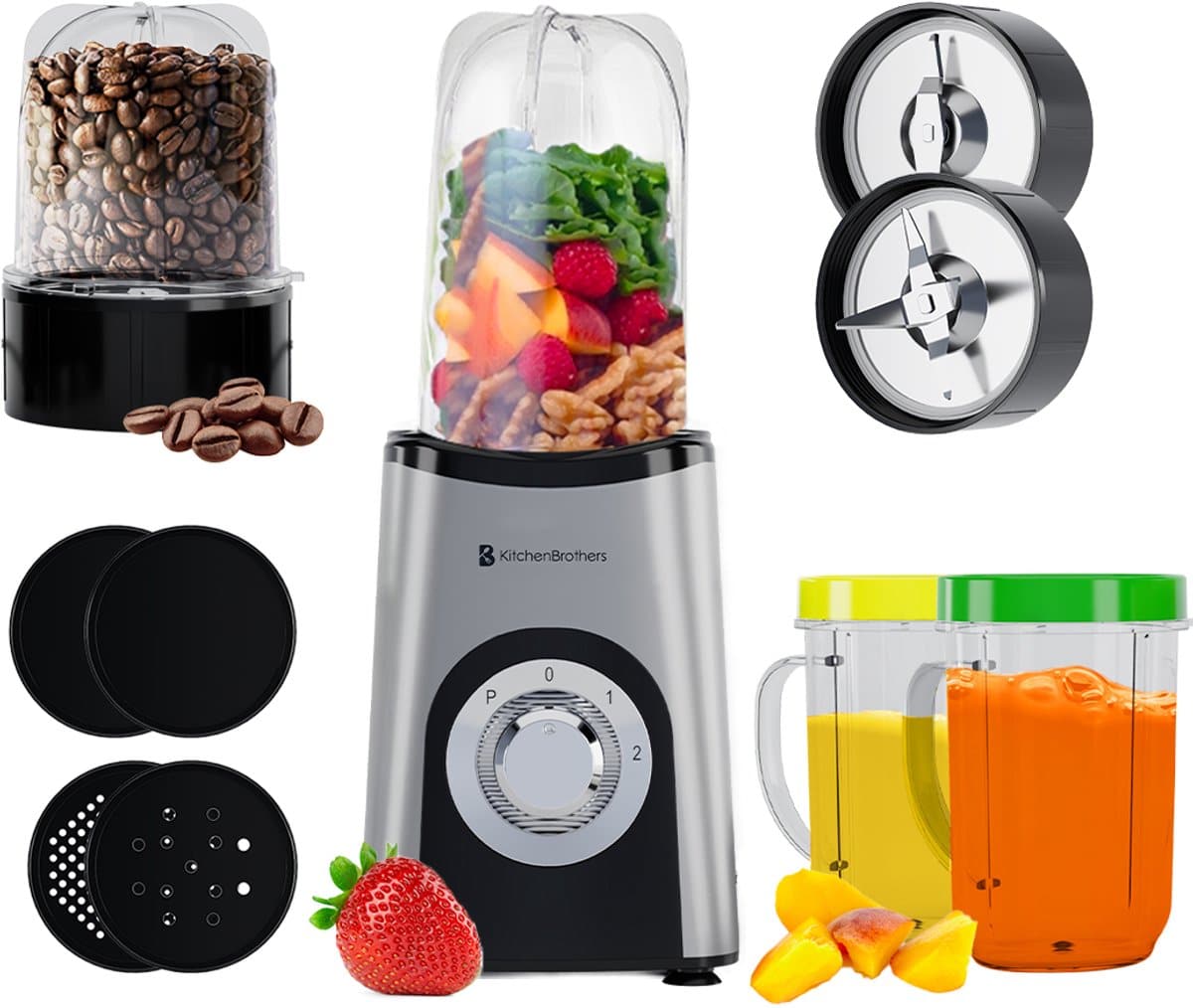 KitchenBrothers Smoothie Blender 13-delig