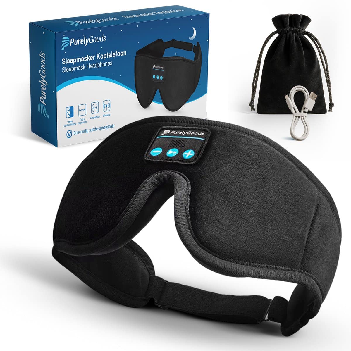 PurelyGoods Slaapmasker Koptelefoon