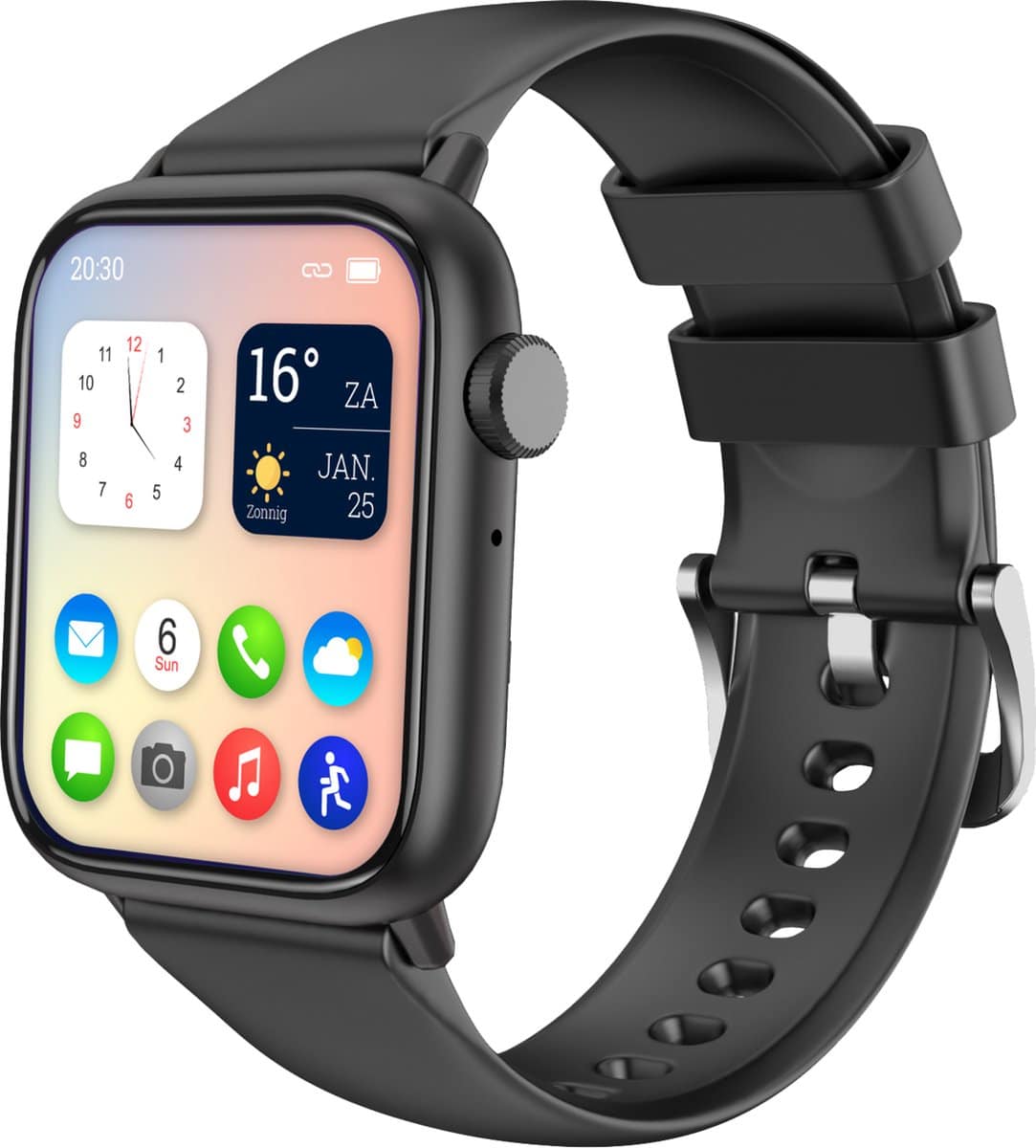 Nuvance Smartwatch Heren & Dames 45mm