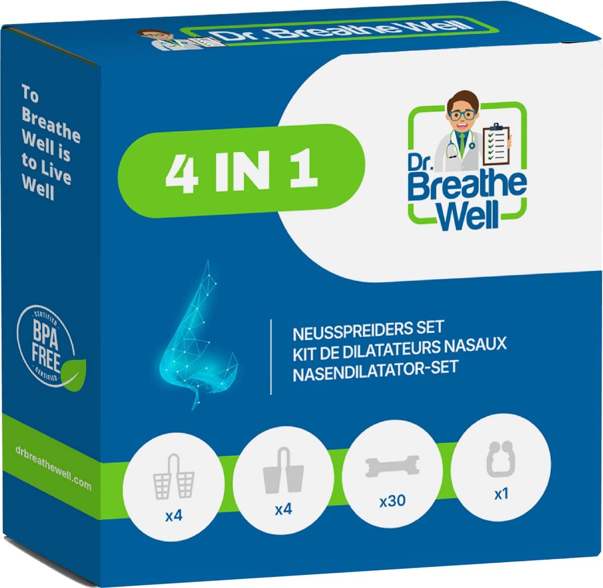 Dr. Breathe Well Anti Snurk Pakket