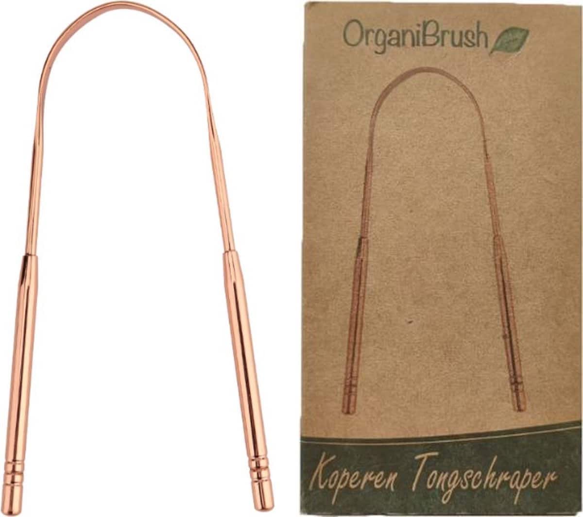 OrganiBrush Koperen Tongschraper