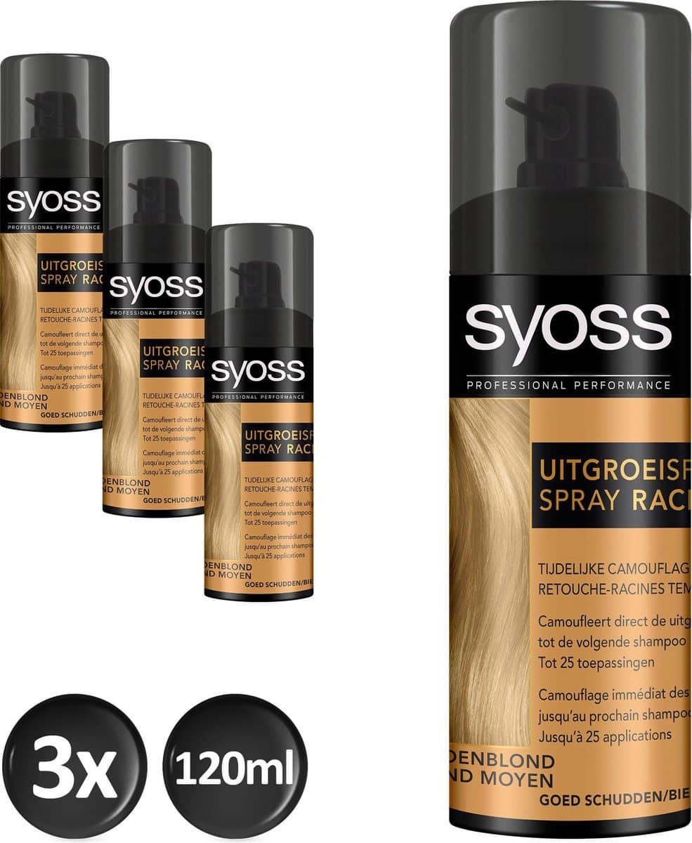 SYOSS Uitgroeispray Middenblond