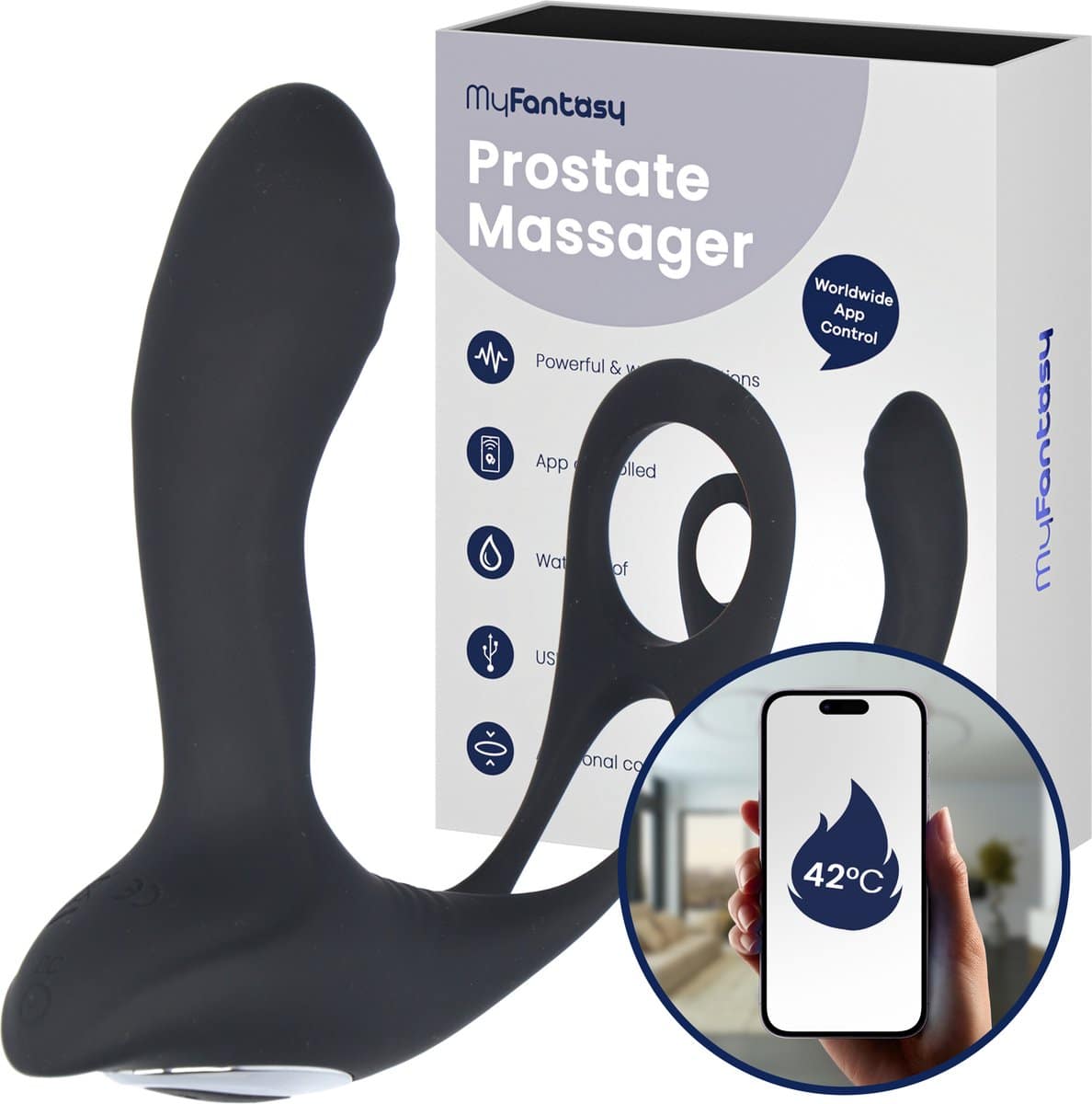 MyFantasy Prostaat Stimulator met Cockring
