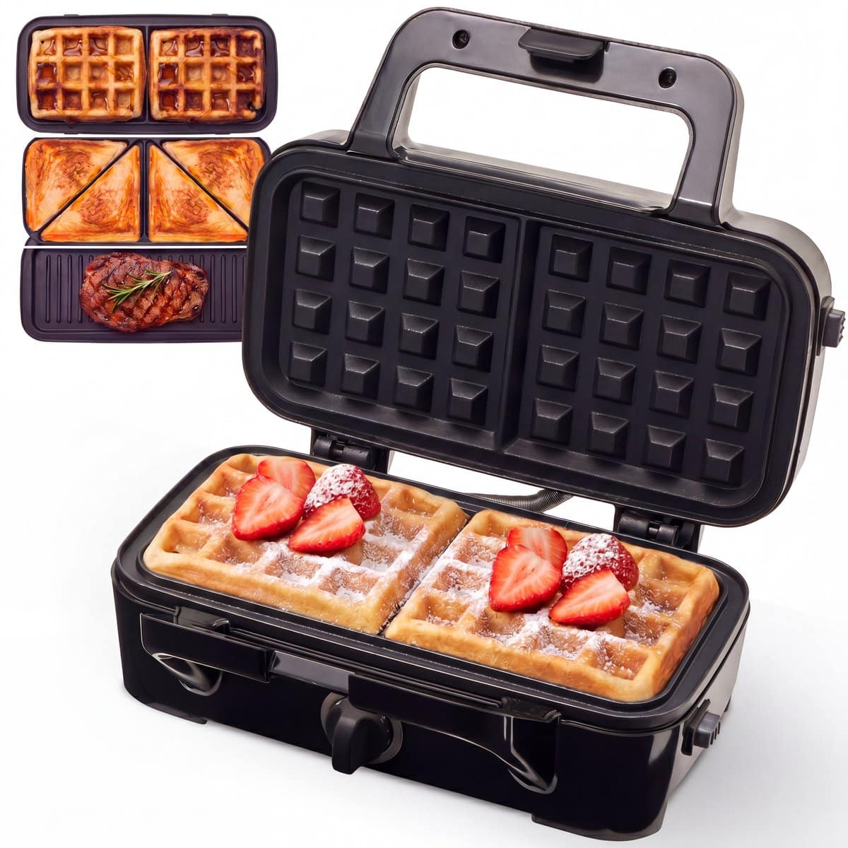 KitchenBrothers 3-in-1 Wafelijzer