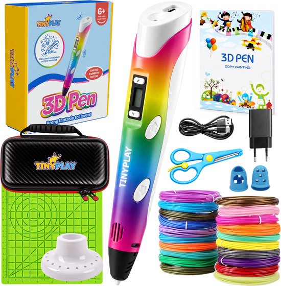 TinyPlay Rainbow 3D Pen Starterspakket XXL